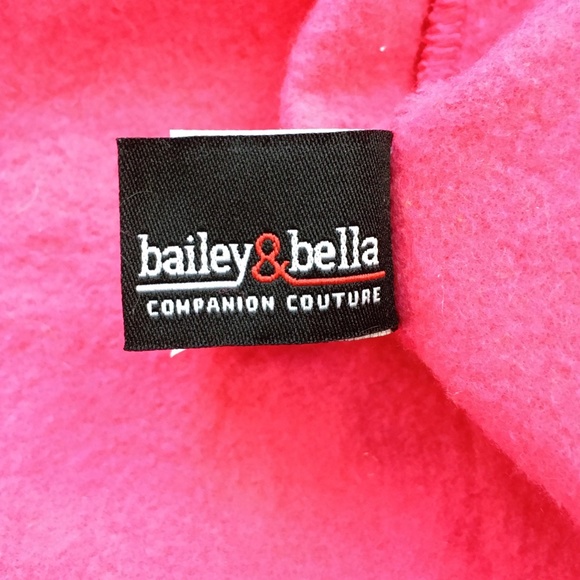 Bailey & Bella My Owner Is Single Hot Pink Fleece Dog Hoodie - Picture 6 of 9